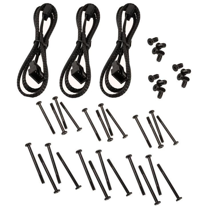 PHANTEKS T30 PWM 120mm Fan, Triple-Pack - black image number 6