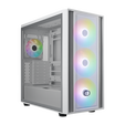 Cooler Master MasterBox 600 ARGB PC-Geh&auml;use, Midi-Tower, E-ATX, RGB, Tempered Glass - wei&szlig; image number null
