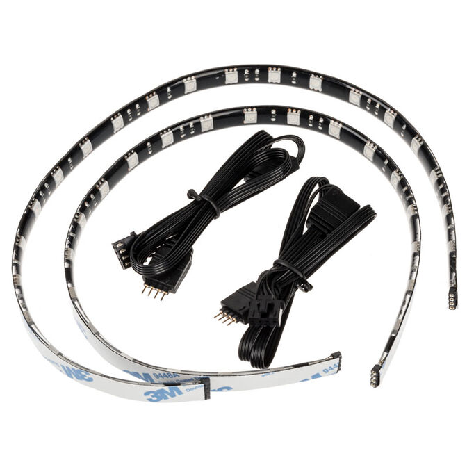 BitFenix Alchemy 2.0 Magnetic RGB-LED-Strip Kit - 2x 40cm, 2x 21 LEDs image number 4