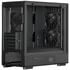 Zalman P10 Namu PC Case, Mini-Tower, mATX, Tempered Glass - black, wood image number null