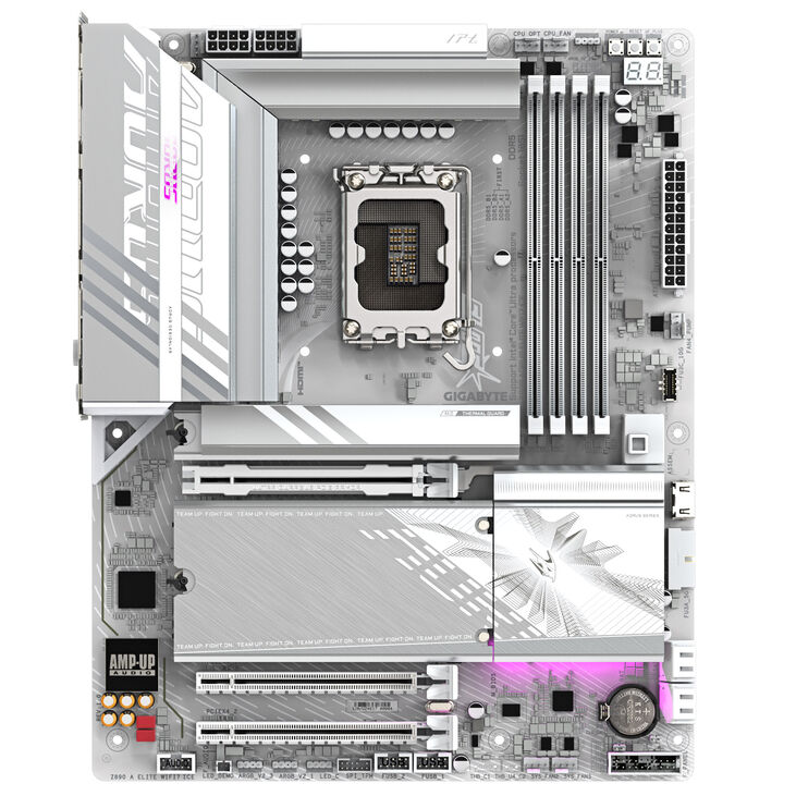 GIGABYTE Z890 Aorus Elite WIFI7 ICE motherboard, socket LGA 1851, Intel Z890, ATX, DDR5 image number 2