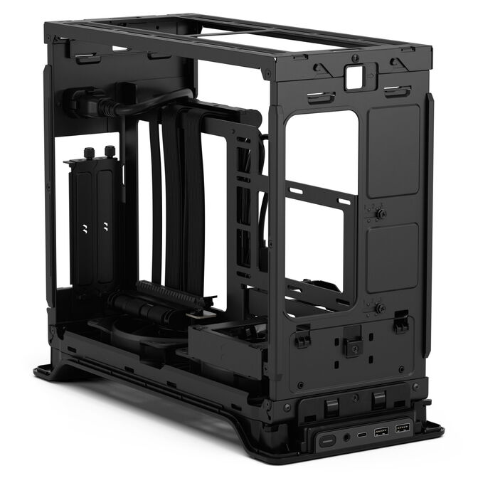 Fractal Design Era 2 Mini-ITX Case, Walnut Wood Panel &ndash; Grey image number 16