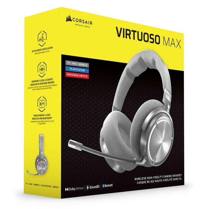 Corsair VIRTUOSO MAX WIRELESS, Silver image number 23