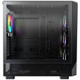 Montech X5 PC Case, Mid Tower, E-ATX, ARGB, Tempered Glass - Black image number null
