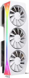 XFX Mercury Radeon RX 9070 XT OC White Gaming Edition RGB Graphics Card, 16384 MB GDDR6 image number null