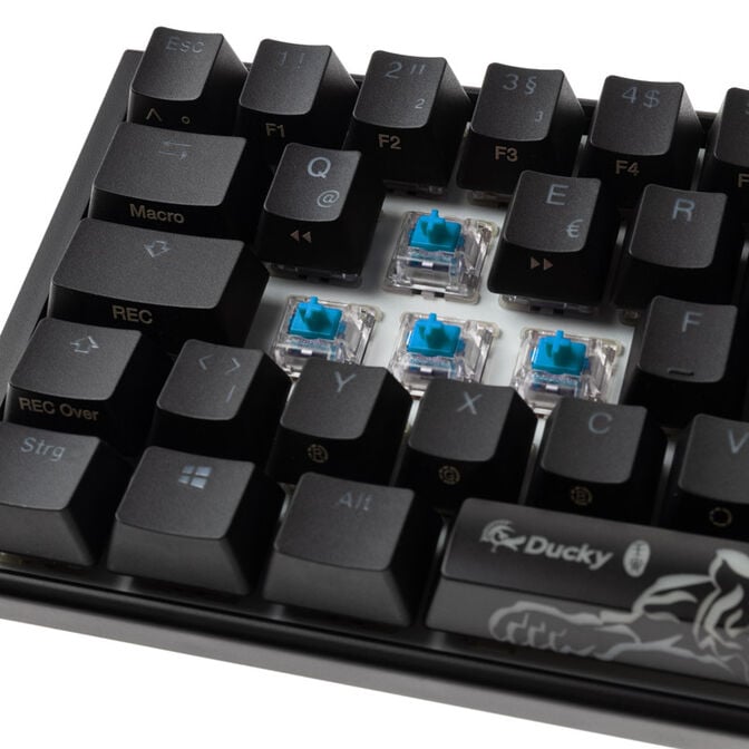 Ducky One 3 Classic Black/White SF Gaming Tastatur, RGB LED - MX-Blue image number 4