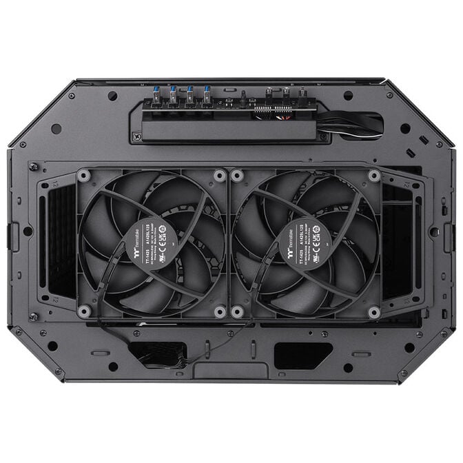 Thermaltake The Tower 600 PC Case, Mid Tower, ATX, Tempered Glass &ndash; includes 2x 140mm Fans, Black image number 20