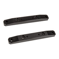 Watercool Heatkiller Tube - 120 mm fan adapter for tube reservoirs (pair)