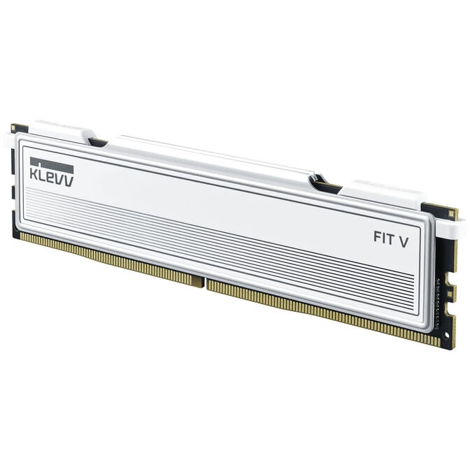 KLEVV FIT V DDR5-6000 RAM, CL28, XMP 3.0 & EXPO - 32 GB Dual-Kit, wei&szlig; image number 4