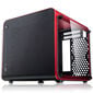 Raijintek METIS EVO TG Mini-ITX Gehäuse, Tempered Glass - rot