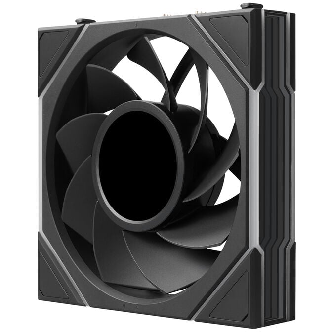 Lian Li UNI FAN TL LCD FLEX Wireless Fan, ARGB and LCD - Reverse Blade 120mm, black image number 1