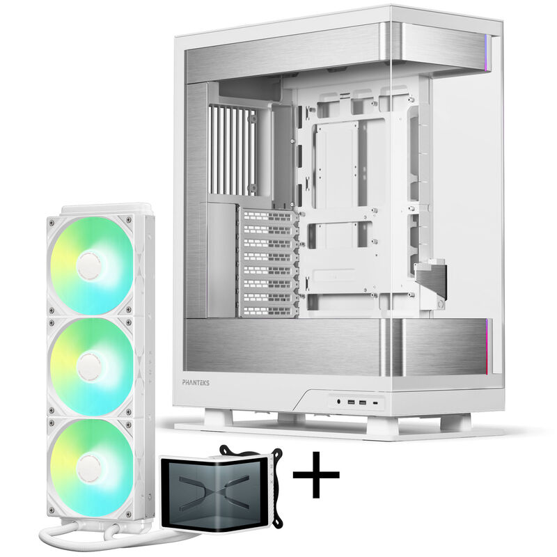 PHANTEKS Evolv X2 + TRYX PANORAMA SE ARGB Komplett-Wasserkühlung - weiß, 360mm