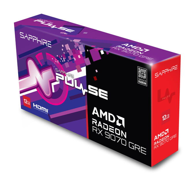 Sapphire Pulse Radeon RX 9070 GRE Gaming OC Graphics Card, 12288 MB GDDR6 image number 6