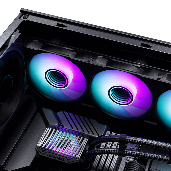 PHANTEKS Glacier One 360M25 Gen2 DRGB AiO Wasserkühlung - 360mm, schwarz image number 5