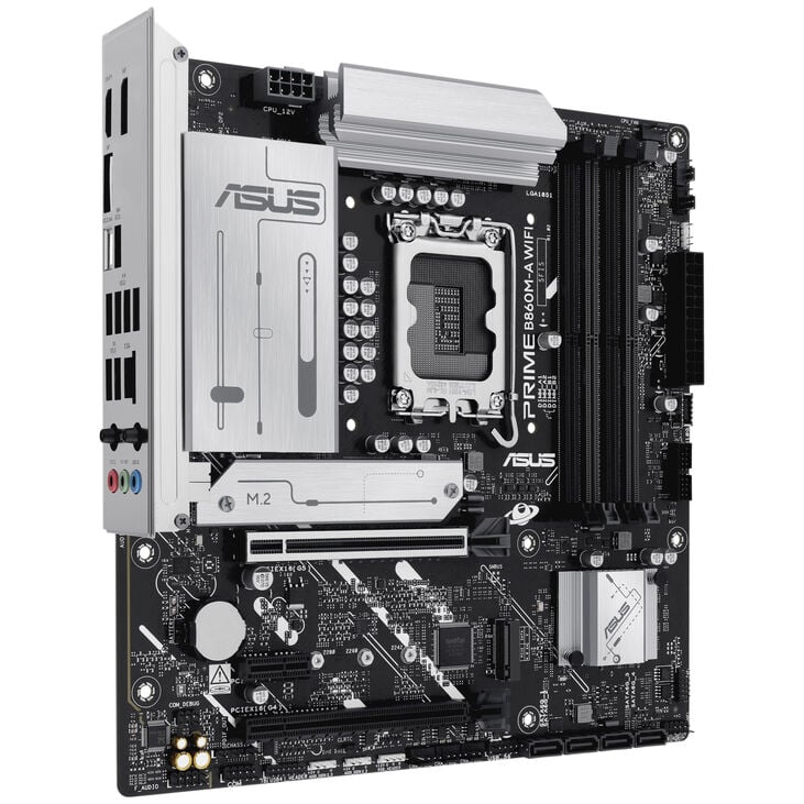 ASUS Prime B860M-A WiFi Motherboard, Socket LGA 1851, Intel B860, Micro-ATX, DDR5 image number 8