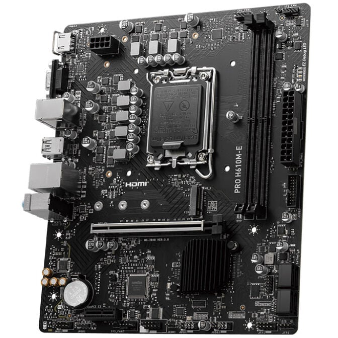 MSI Pro H610M-E, Sockel LGA 1700, Intel H610M, Micro-ATX - DDR5 image number 4