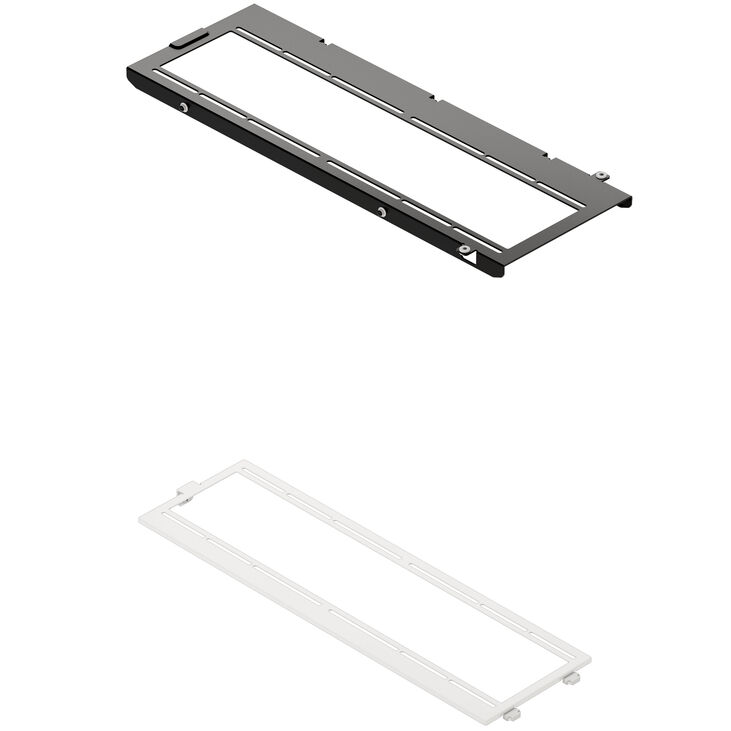 HAVN HS 420 Fan Brackets for 360 mm Radiators - white image number 0