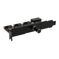 Lamptron CFP30 Fan and RGB LED Controller for PCI Slot - Black