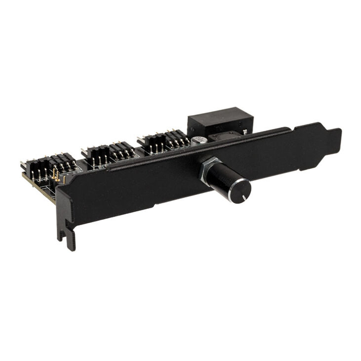 Lamptron CFP30 Fan and RGB LED Controller for PCI Slot - Black image number 0