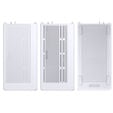 Jonsbo D200 PC Case, Mini Tower, mATX, Tempered Glass - white image number null