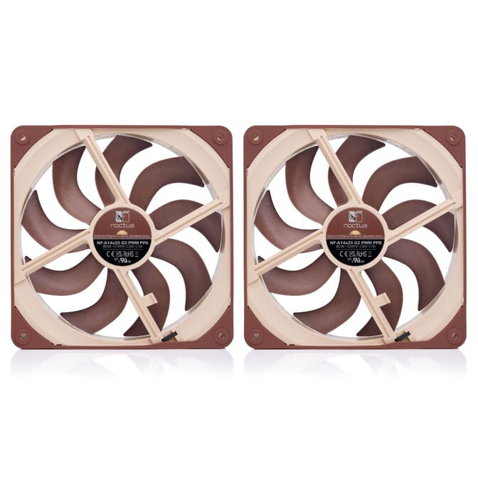 Noctua NF-A14x25 G2 Sx2-PP PWM Fan - 140mm image number 2