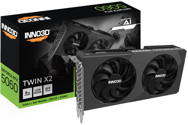 INNO3D GeForce RTX 5060 Twin X2, 8192 MB GDDR7 image number 0