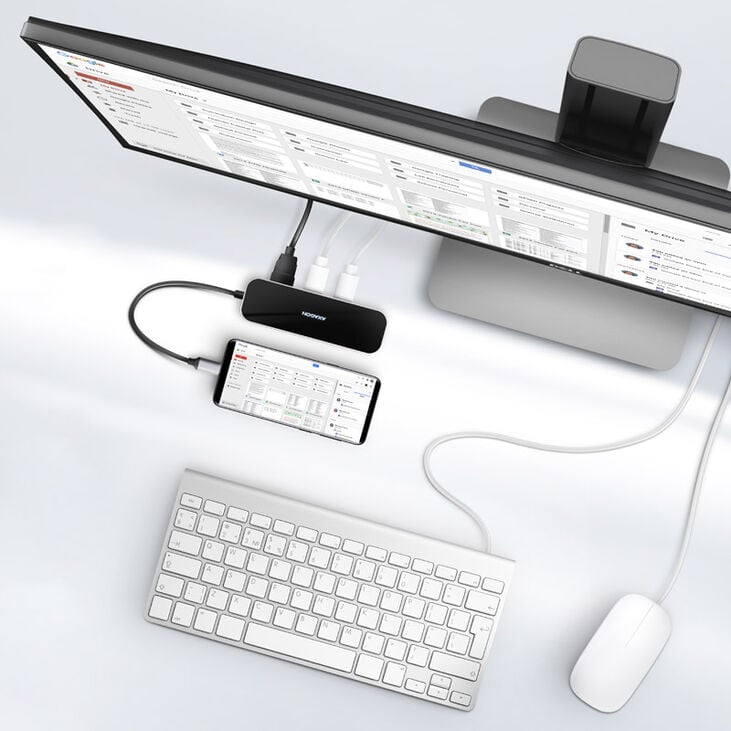 AXAGON HMC-6GL USB Hub, 3x USB 3.0, 1x RJ-45, 1x HDMI image number 2