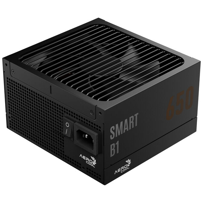 AeroCool Smart B1 80 PLUS Bronze Power Supply, PCIe 5.1, ATX 3.1 - 650 Watt, black image number 0