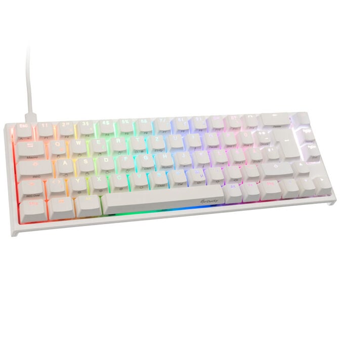 Ducky One 2 SF Gaming Keyboard, MX-Blue, RGB LED - white image number 0