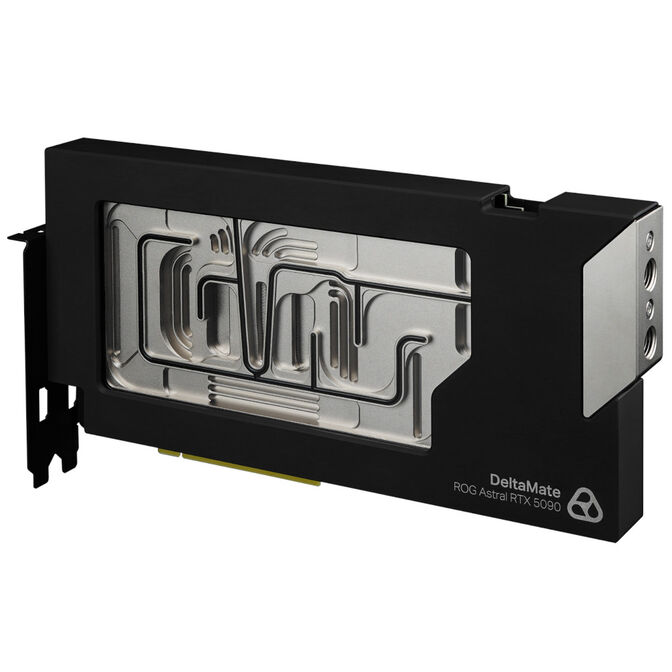 Thermal Grizzly DeltaMate GPU-Wasserk&uuml;hler f&uuml;r Astral RTX 5090, ARGB, mit Backplate - Acryl, schwarz image number 0