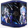 HYTE Y70 Suisei Edition PC Case, Mid Tower, E-ATX, Tempered Glass - Blue image number null