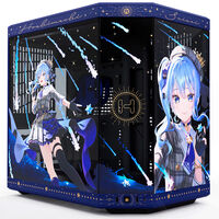 HYTE Y70 Suisei Edition PC-Geh&auml;use, Midi-Tower, E-ATX, Tempered Glass - blau