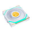 Lian Li UNI FAN SL Wireless LCD Fan, ARGB, PWM, 3-Pack incl. Controller - 120 mm, white image number null