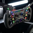 Simagic Simracing Starter Bundle, Steering Wheel, Wheelbase, Pedal Set - Black image number null