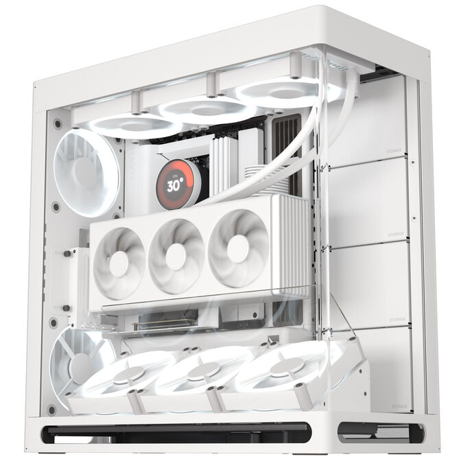 High-end gaming PC configurator, HAVN HS 420, Intel LGA 1851, Core Ultra processor, RTX 5080 / 5090 GPU, AiO water cooling &ndash; ATX, black image number 3