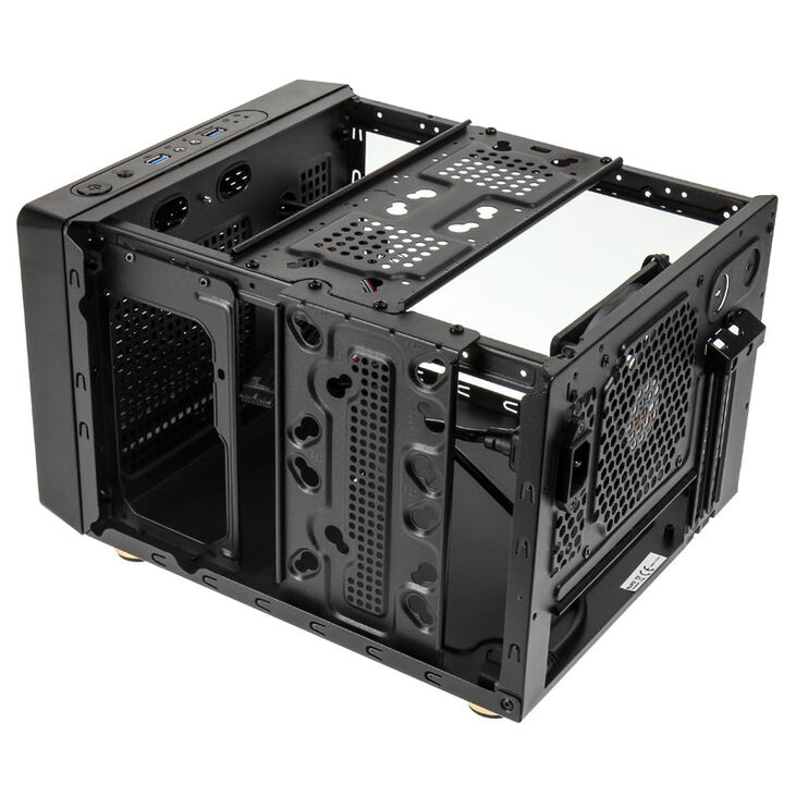 Kolink Satellite Mini-ITX- / Micro-ATX-Gehäuse - schwarz image number 4