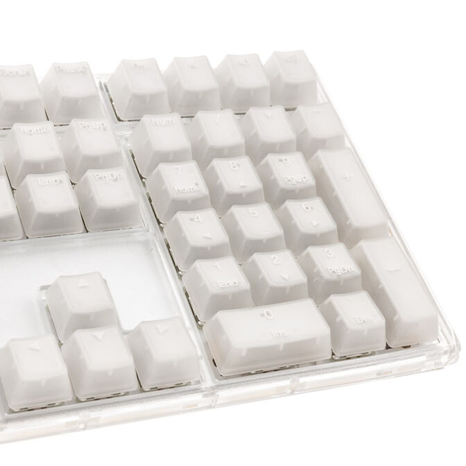 Ducky One 3 Aura White Gaming Tastatur, RGB LED - MX-Blue (US) image number 7