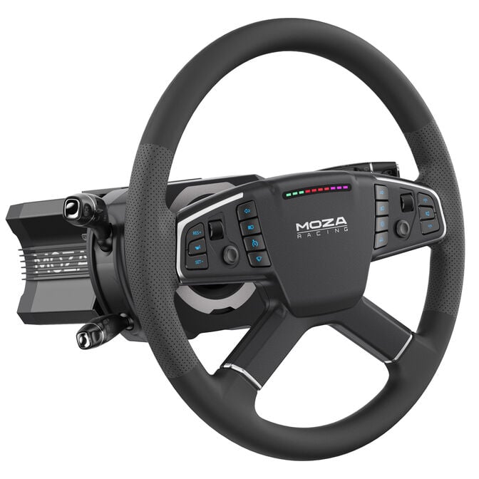 MOZA multifunction steering column, 28 switches - black image number 2