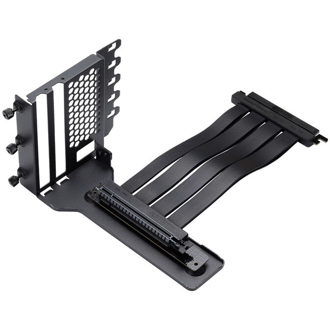 PHANTEKS Vertikales GPU-Bracket II + PCI-E 4.0 x16&nbsp;Riser Flachband-Kabel, 22 cm - schwarz image number 0