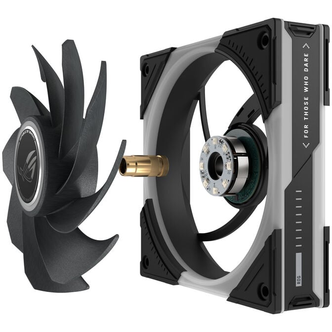 ASUS ROG Eurux GR120 ARGB PWM Fan - Reverse Blade, 3-Pack, black image number 18