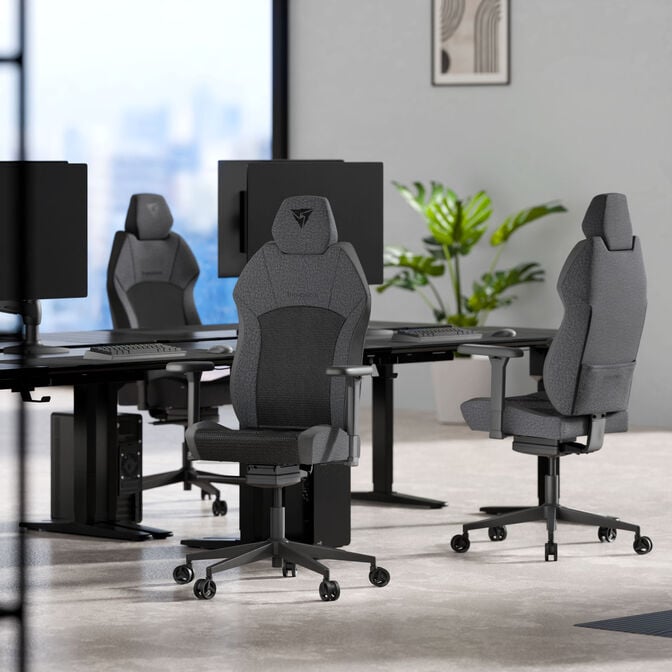 ThunderX3 SOLO 360 Ergonomischer Gaming-Stuhl - Mesh, schwarz image number 9