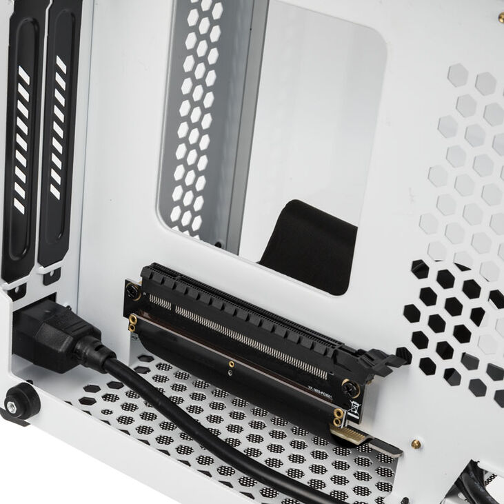 Raijintek Ophion Mini-ITX Gehäuse, Tempered Glass - weiß image number 8