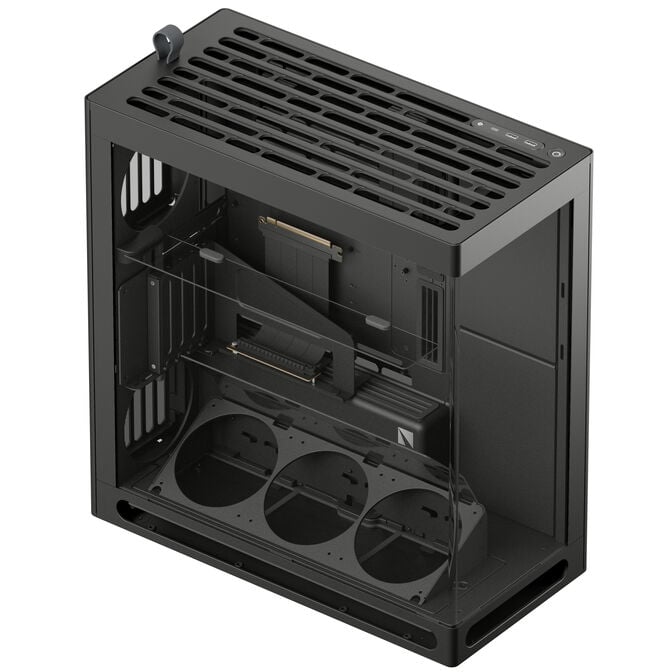 HAVN HS 360 VGPU PC-Geh&auml;use, Midi-Tower, vertikale GPU-Halterung - schwarz image number 3