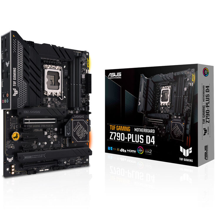 ASUS TUF Gaming Z790-Plus D4 Mainboard, Sockel 1700, Intel Z790, ATX, DDR4 image number 0