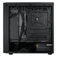 Cooler Master MasterBox 600 ARGB PC case, Mid Tower, E-ATX, RGB, Tempered Glass - black image number null