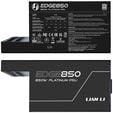 Lian Li EDGE EG0850 80 PLUS Platinum Power Supply, PCIe 5.1, ATX 3.1 - 850 Watt, Black image number null