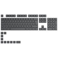 Glorious GPBT Keycaps - 115 PBT Tastenkappen, ISO, DE-Layout, Black Ash