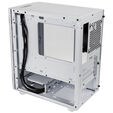 SilverStone Fara H1M Micro-ATX Case, Tempered Glass - white image number null