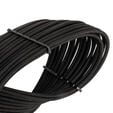 BitFenix Alchemy 4-pin ATX12V extension cable, 45 cm, sleeved - black image number null