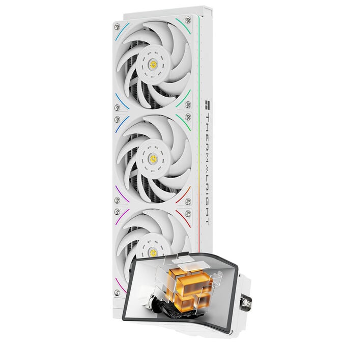 Thermalright Wonder Vision 360 UB ARGB AiO-Wasserk&uuml;hlung, ARGB, 6,67&rdquo; OLED-Display &ndash; 360mm, wei&szlig; image number 0